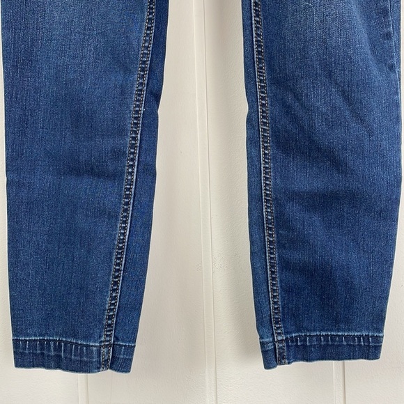 Free People High Rise Skinny Cropped Jeans Women's Size 29 Side Zip Stretch Soft - Picture 5 of 13